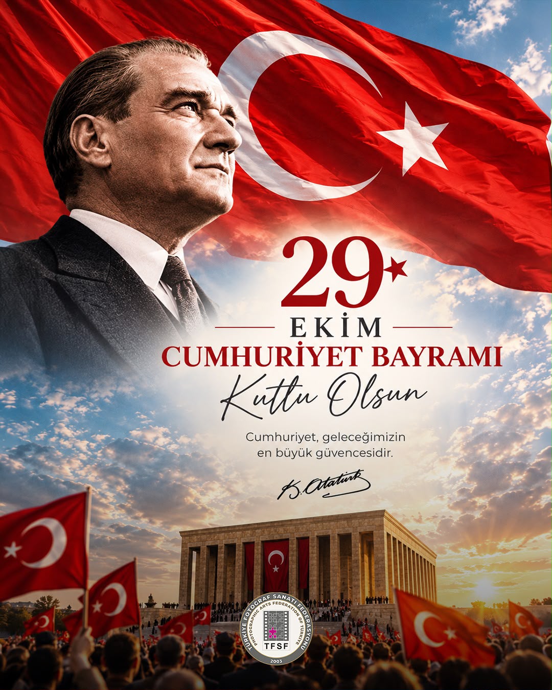 Cumhuriyetimizin 103. yılı kutlu olsun!