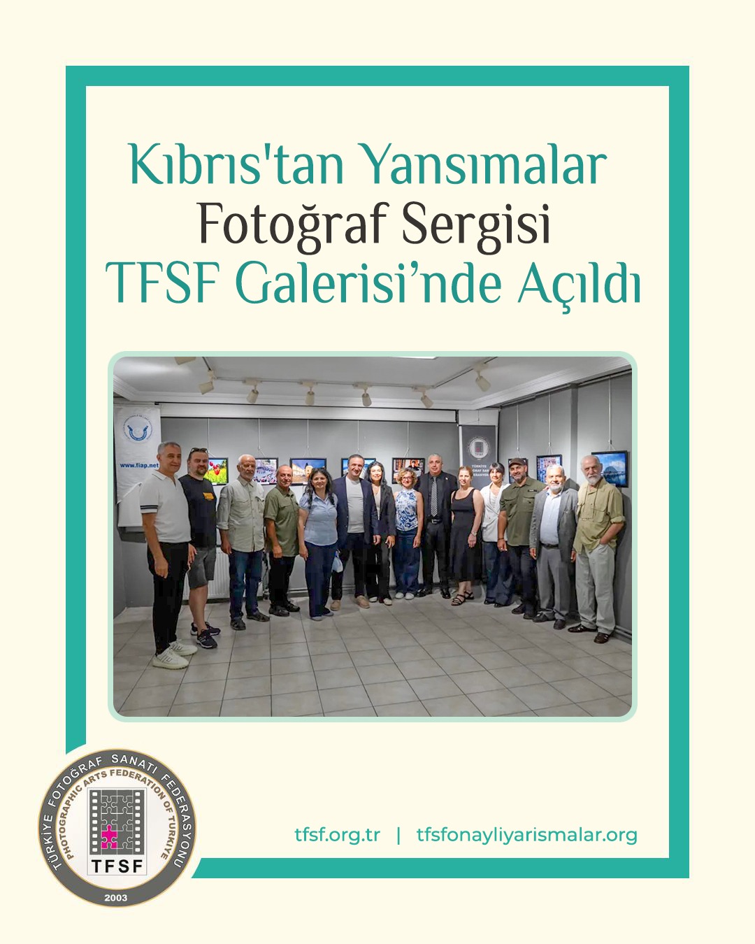 KKTC Kültür Dairesi Himayelerinde Düzenlenen "Kıbrıs'tan Yansımalar" Fotoğraf Sergisi Ankara'da Açıldı