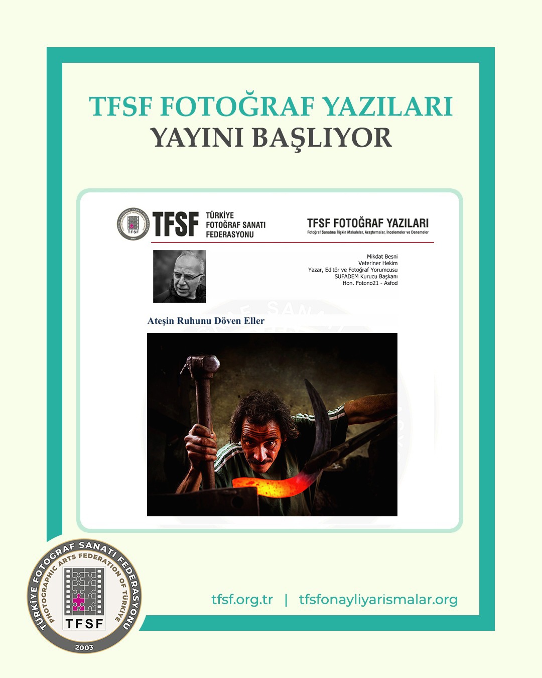 TFSF Fotoğraf Yazıları Yayını Başladı