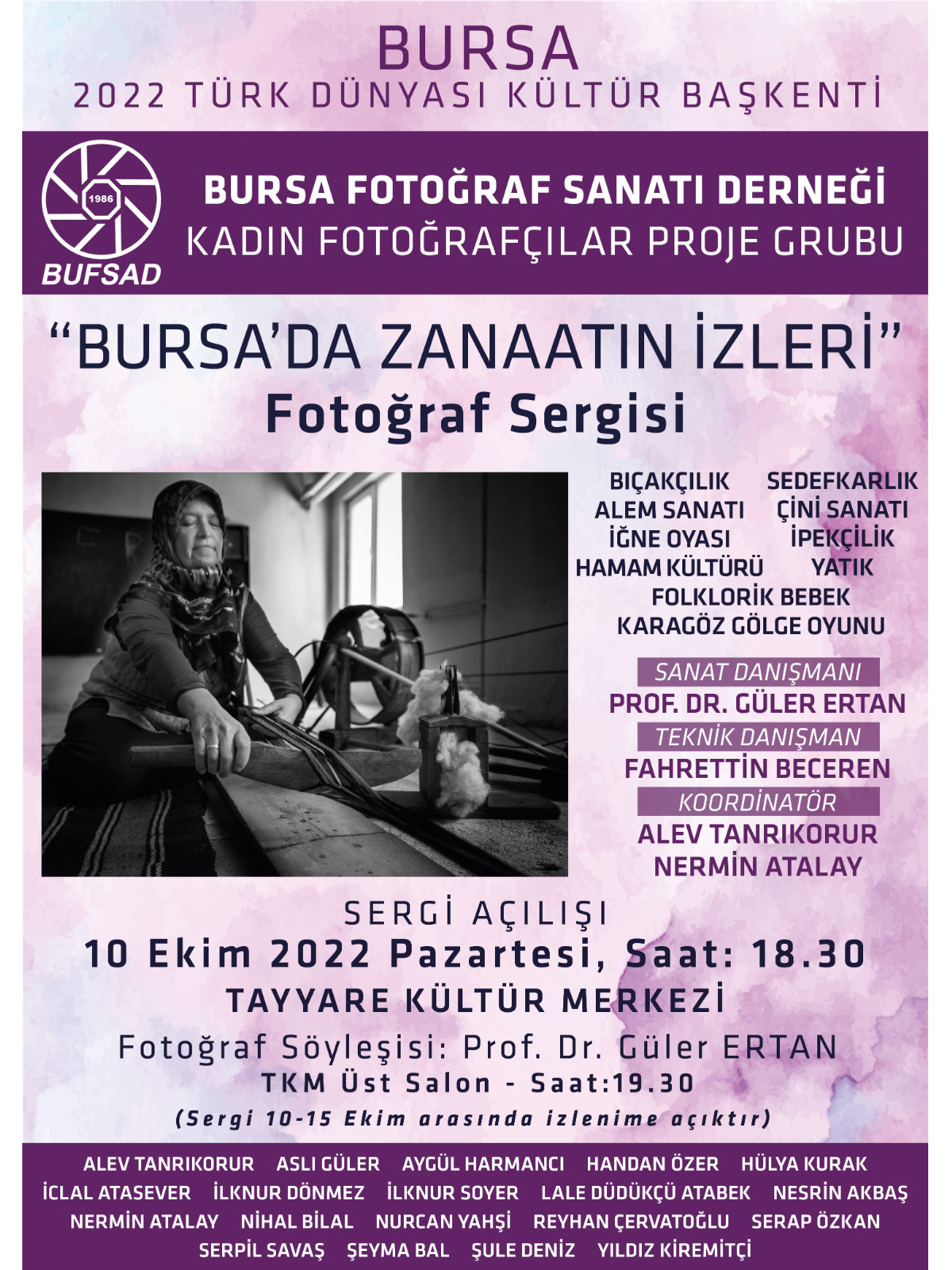 Bursa'da Zaanatın İzleri Fotoğraf Sergisi