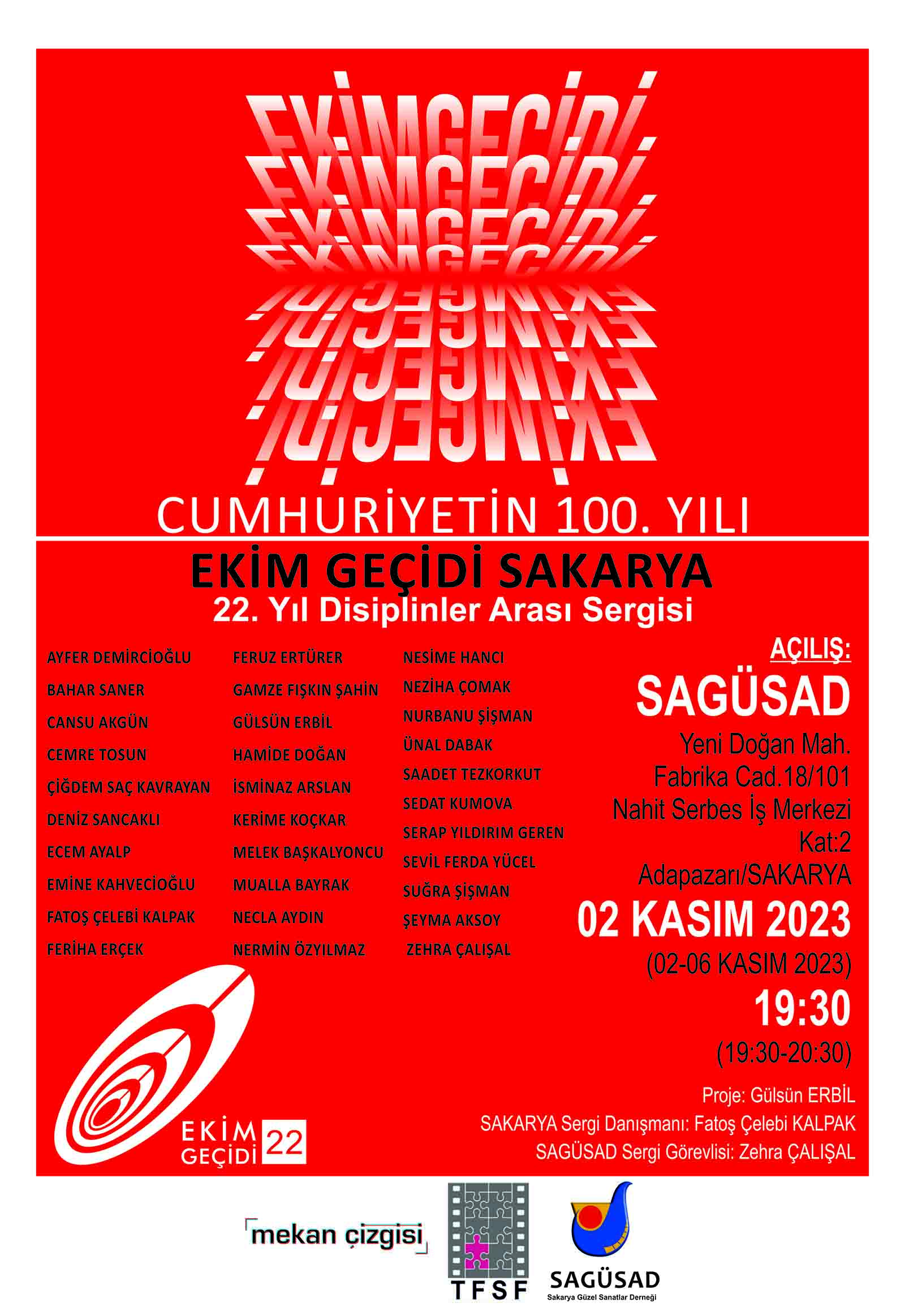 SAGÜSAD 100. Yılında Cumhuriyet Sergisi