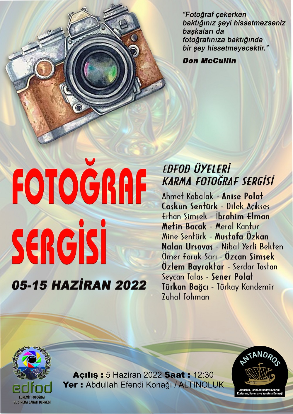 EDFOD Üyeleri Karma Fotoğraf Sergisi