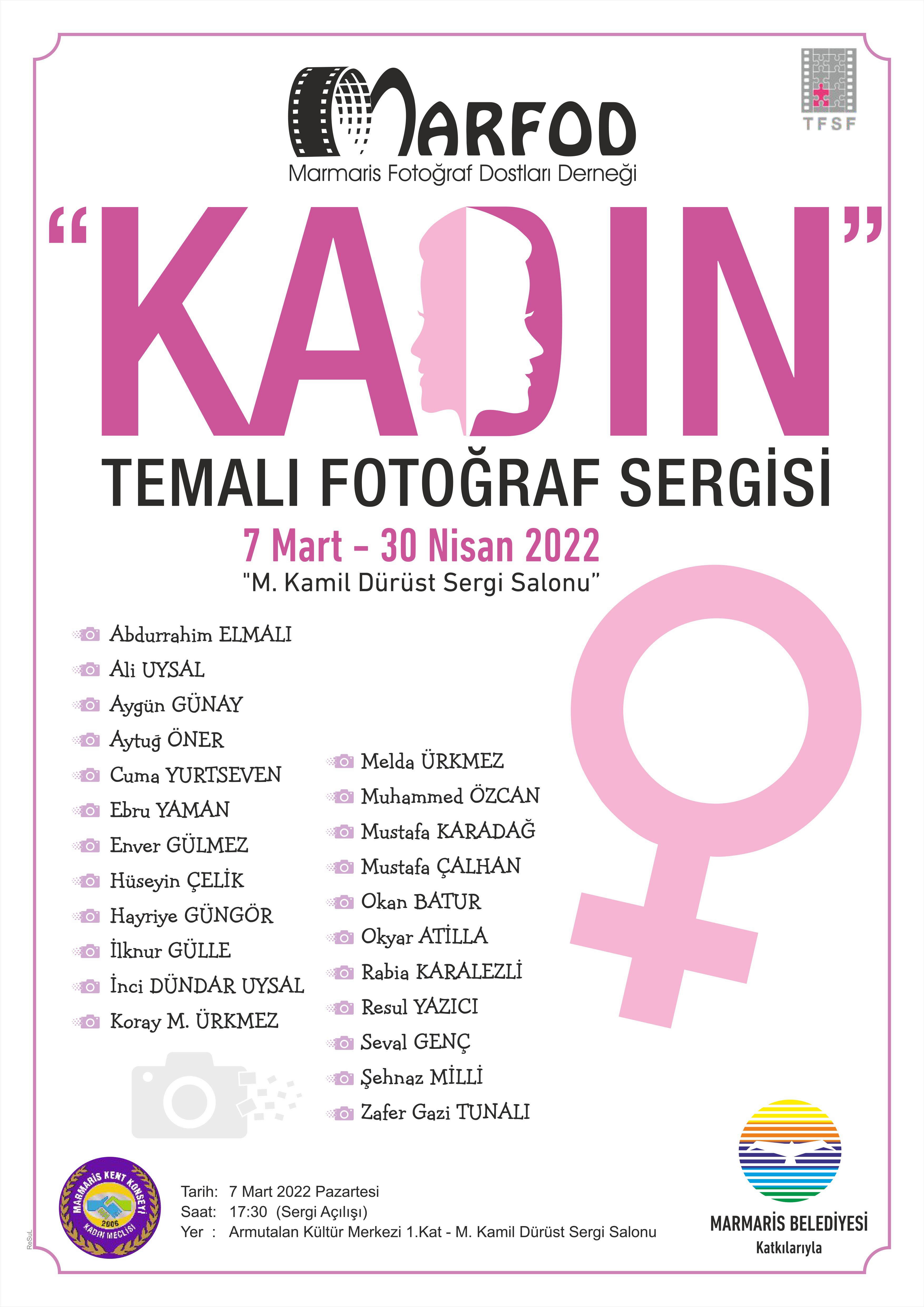 MARFOD Kadın Temalı Fotoğraf Sergisi