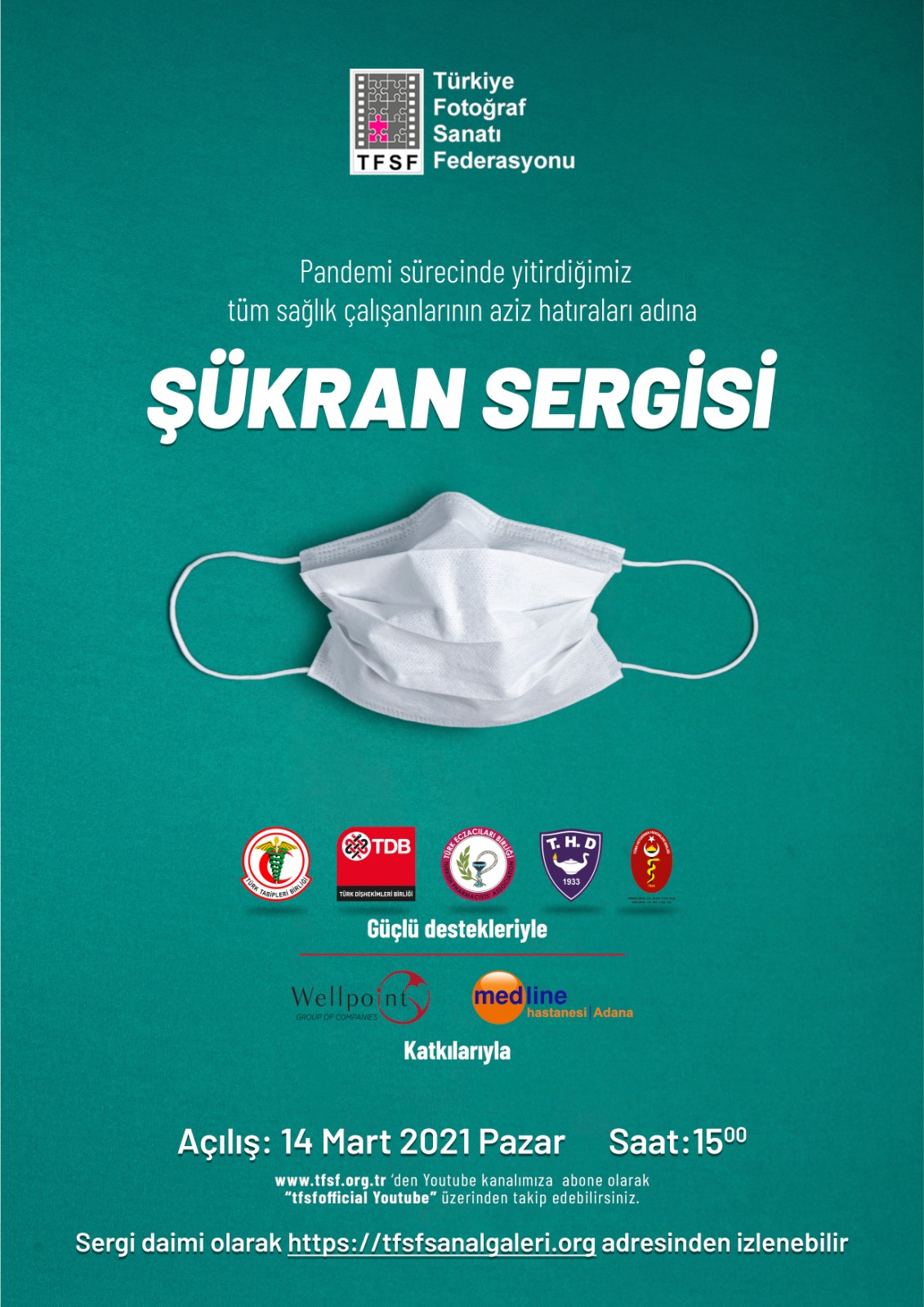 TFSF Şükran Sergisi, 14 Mart Pazar günü Saat 15:00 de açılıyor