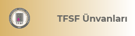 TFSF Unvanları